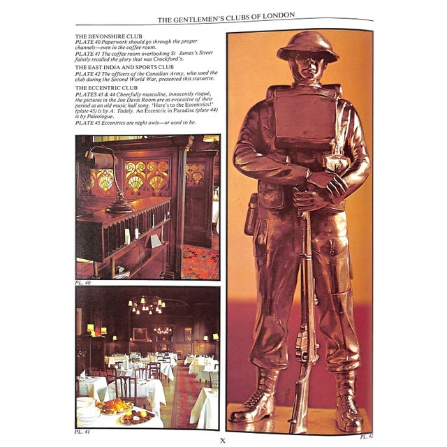 White "The Gentlemen's Clubs of London" 1984 Lejeune, Anthony [Text By] For Sale - Image 8 of 12