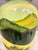 Green 1960s Hand Painted Village Scene Table Lamp For Sale - Image 8 of 14