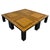 Large Modular Coffee Table with Four Matching Elements with Wood Inlay, 1980s, Set of 4 For Sale - Image 15 of 15