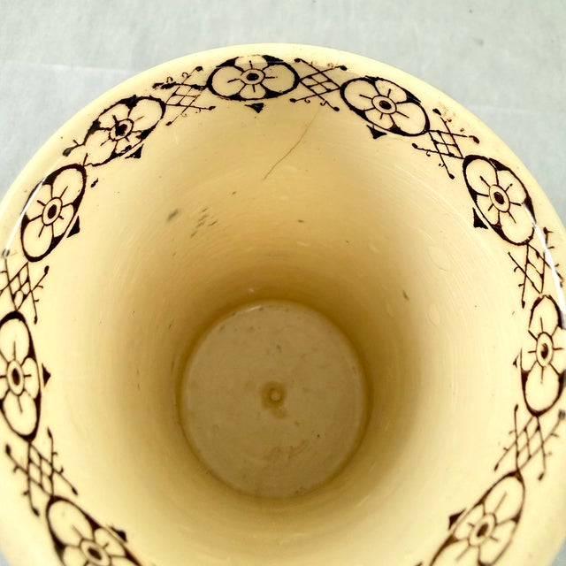 Bridgwood & Clarke Ironstone Aesthetic ‘Orchid’ Toothbrush Holder, Circa 1860 For Sale - Image 11 of 14