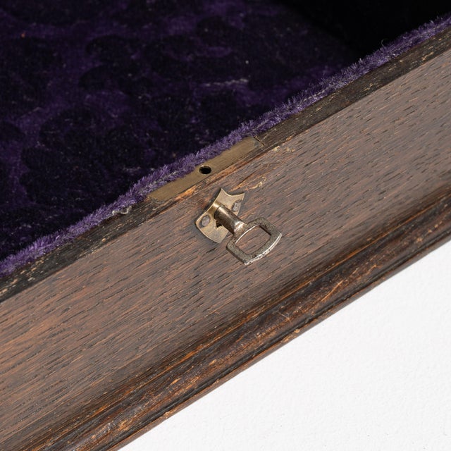 1900s French Dark Brown Renaissance Carved Wood Box For Sale - Image 12 of 15