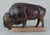 Kuno Norvark (1913-1989) for Bing and Grondahl. Colossal and rare figurine of a bison in glazed stoneware. Model number...