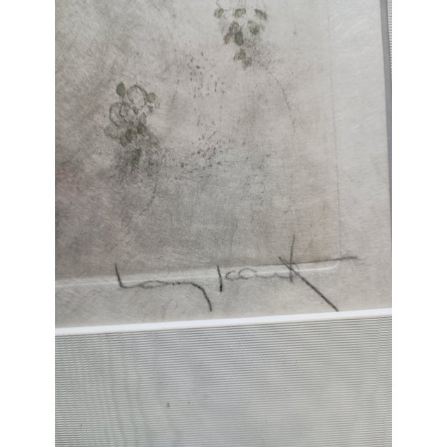 French Louis Icart “Sad Departure” (1938) – Original Copperplate Etching – Signed & Authenticated by n.d. Isen For Sale - Image 3 of 4