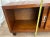 1960s Mid Century Modern Record Cabinet Credenza Console Double Sliding Doors Walnut For Sale - Image 11 of 12