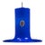 1960s Mid-Century Modern Blue Lattimo Pendant Lamp by Alessandro Pianon for Vistosi For Sale