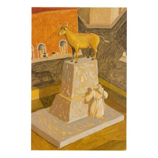 Alberto Gallerati, Sailors Fund, 1970s, Oil Painting on Canvas For Sale