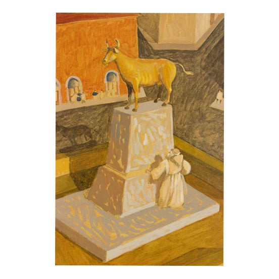 Alberto Gallerati, Sailors Fund, 1970s, Oil Painting on Canvas For Sale