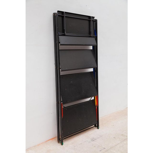 Metal Folding Bookcase For Sale - Image 12 of 13