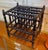 Turned Wood Newspaper Rack For Sale - Image 9 of 10