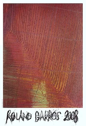 2008 Arnulf Rainer Roland Garros Poster