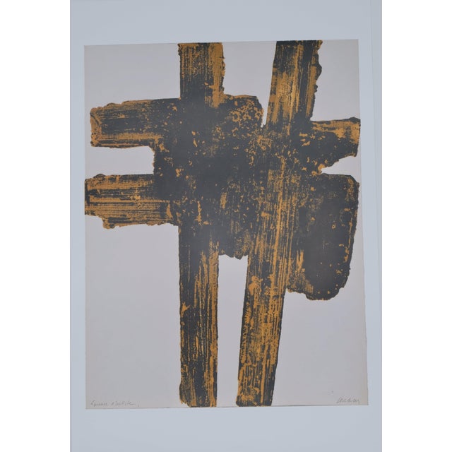 Eau Poster after Pierre Soulages For Sale - Image 8 of 8