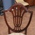Wood 1990s Nvin0524 Vintage Millinder Set of 4 Shield Back Chairs For Sale - Image 7 of 11