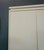 Late 20th Century Contemporary White Painted Raffia-Clad Storage Cabinet Armoire With Adjustable Shelving & Hidden Drawers For Sale - Image 10 of 14