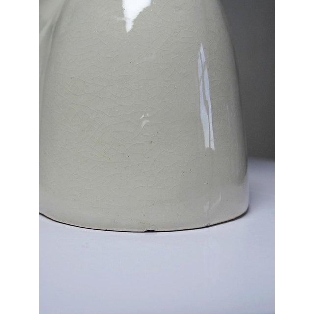 Large Art Deco Faience Bust from Sarreguemines, 20th Century For Sale - Image 13 of 17