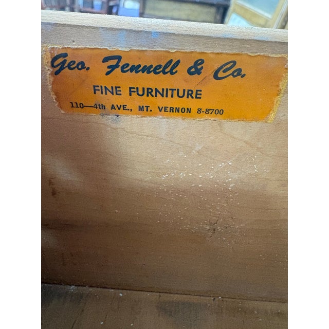 Mid Century Nautical Theme 5 Drawer Highboy - Newly Painted For Sale - Image 10 of 10