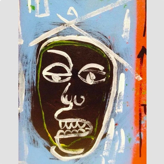 Street Art Jean-Michel Basquiat (American, 1960-1989) Acrylic on Board - Attributed For Sale - Image 3 of 7