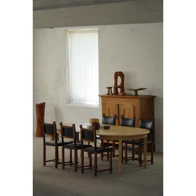 Danish Mid-Century Round Dining Table in Oak, 1960s For Sale - Image 16 of 18