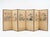 Sublime hand painted paper & silk Japanese Byobu Meiji period folding screen. A rare antique hand crafted work of art....