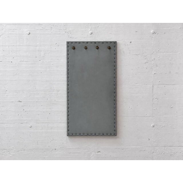 Vintage Wall-Mounted Coat Rack with Brass Hooks For Sale - Image 5 of 11