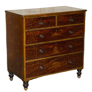 Antique Victorian Chinese Chest of Drawers, 1860
