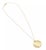 Contemporary Tiffany & Co. Notes 18k Yellow Gold Round Wave Pendant For Sale - Image 3 of 6
