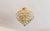 An extraordinary statement piece of lighting artistry, this 6-light flush mount chandelier combines natural, high-luster...