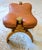 Vintage Mid-Century Egyptian Camel Saddle Stool - Leather & Wood Ottoman For Sale - Image 4 of 6
