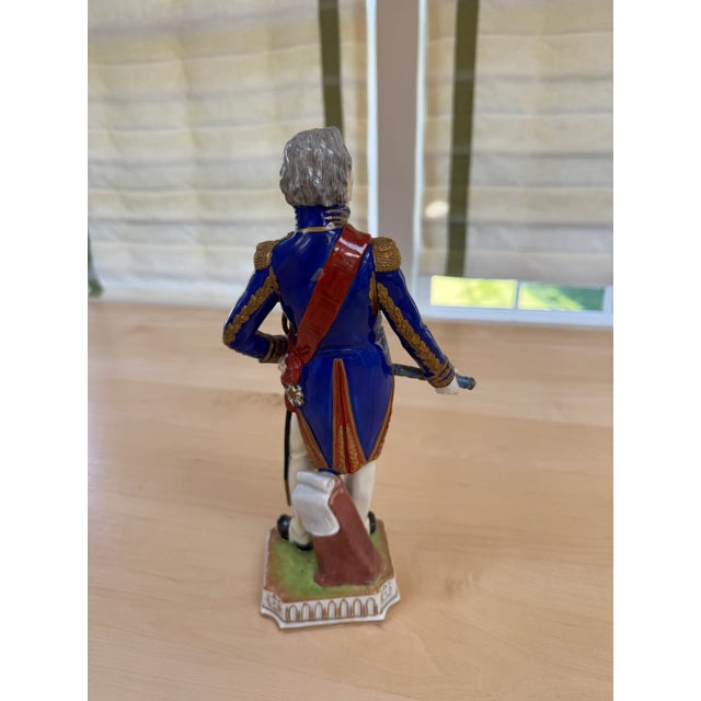 Late 20th Century Carl Thieme Dresden Figurine of Marshall Jean-De-Dieu Soult For Sale - Image 4 of 7