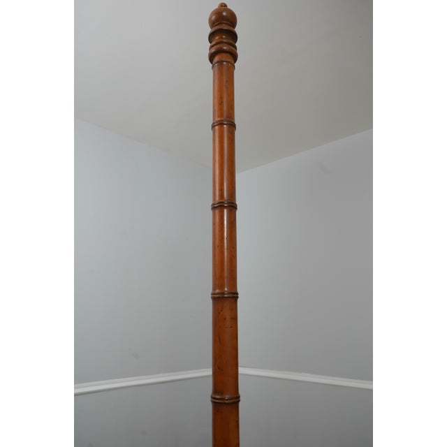 Ornamental & Decorative Materials Lexington King Size Faux Bamboo Canopy Bed For Sale - Image 7 of 18