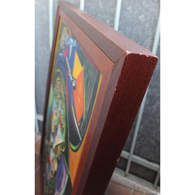 Another of the artist's favorite paintings. Abstract Figurative painting.