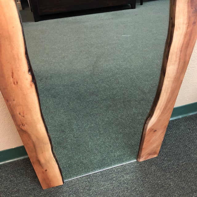 Crate Barrel Live Edge Standing Mirror Chairish