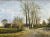 A beautiful original Dutch oil painting of a rural farm with trees by Van Neer. Oil on canvas signed lower right and dated...