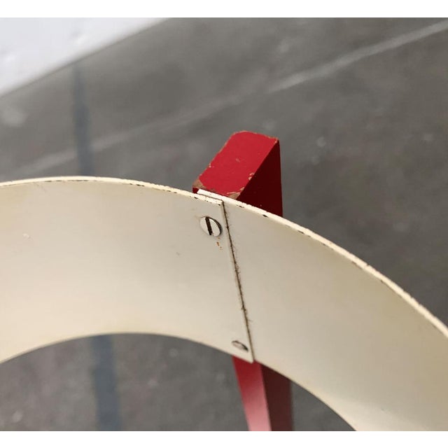 Mid-Century Space Age Metal and Wood Umbrella Stand, 1960s For Sale - Image 11 of 18