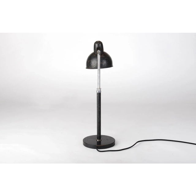 Bauhaus 6606 Desk Lamp by Christian Dell for Kaiser Idell, 1930s, in Good conditions. Designed 1920 to 1949 This piece has...