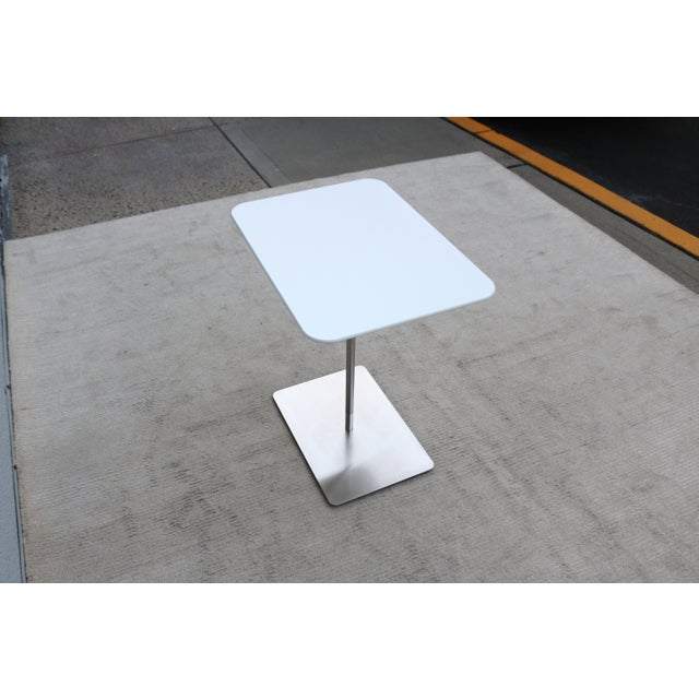 Minimalist Jephson Robb for Bernhardt Design Quiet Rectangular Laptop Side Table For Sale - Image 12 of 18