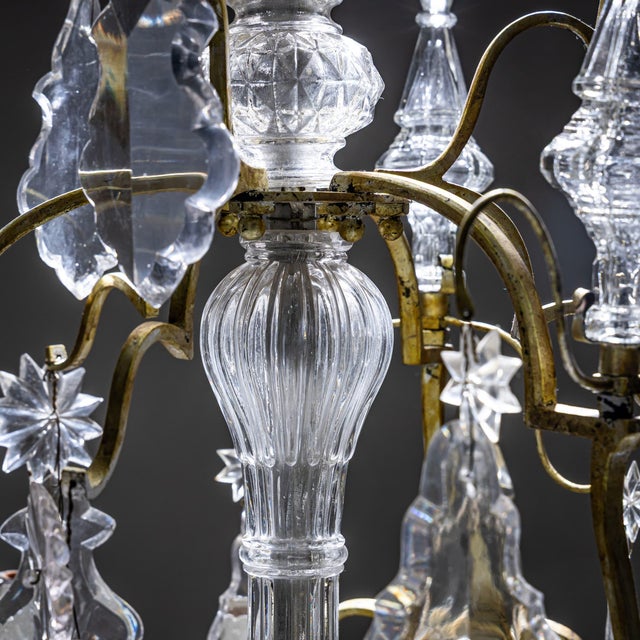 Antique French Chandelier, 1890s For Sale - Image 4 of 9