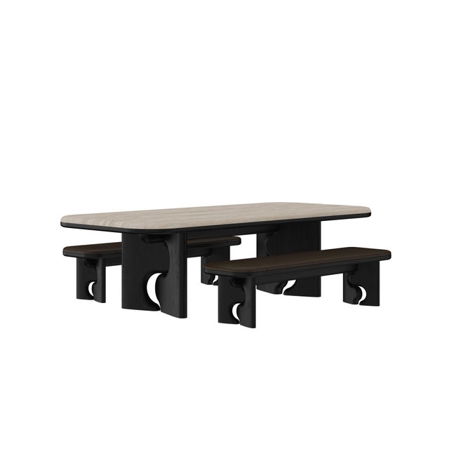 Portman Dining Set by Wood Tailors, Set of 3 For Sale - Image 10 of 11