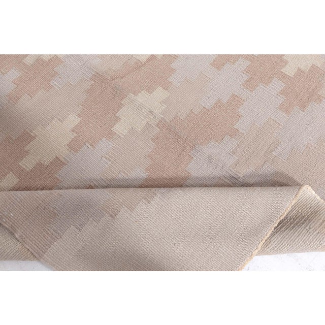 Doris Leslie Blau Vintage Scandinavian Beige Handmade Wool Rug For Sale In New York - Image 6 of 10
