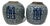 Antique Chinese Export Porcelain Blue and White Ginger Jars a Pair For Sale