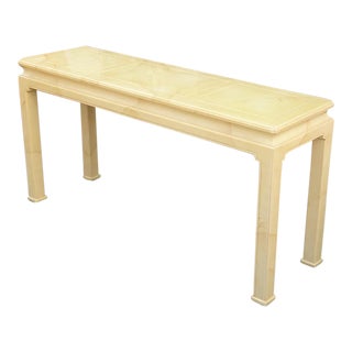 Asian Inspired Henredon Console For Sale
