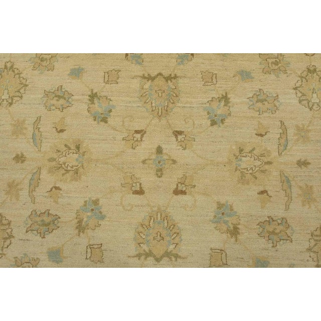 Ziegler Rug 8’5” X 9’7” Beige Wool Traditional Hand-Knotted Oriental Carpet For Sale In Philadelphia - Image 6 of 15