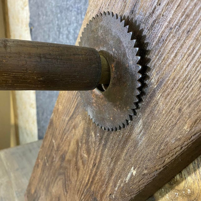Antique Wooden Carpenter's Bevel Gauge or Angle-Finder For Sale - Image 9 of 18