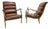 Living Room Chairs with Ribbed Backrests by Ezio Longhi for Elam, Italy, 1960s, Set of 2 For Sale