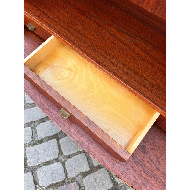 Bookcase with Secretary and Chest of Drawers in Teak, Denmark For Sale - Image 10 of 11