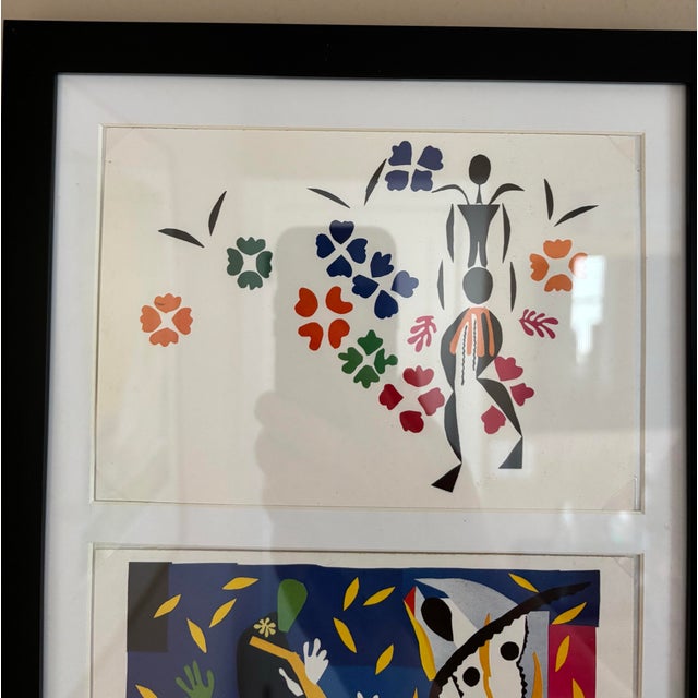 Matisse Postcard Prints Framed Matted Signed in Plate For Sale In Charleston - Image 6 of 7