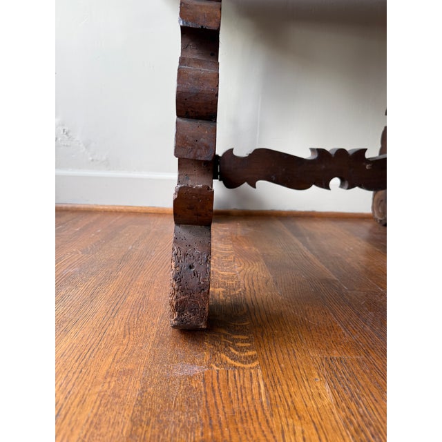 Walnut Dining Table For Sale In Birmingham - Image 6 of 6