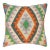 Geometric Turkish Janessa Hand Woven Kilim Throw Pillow For Sale