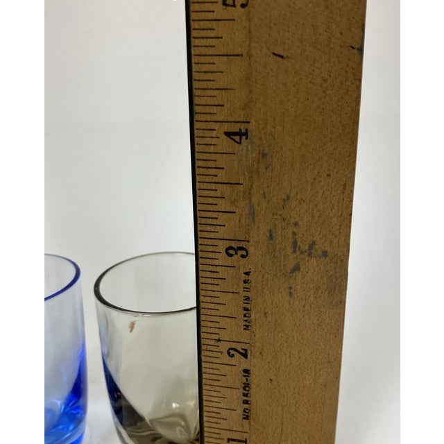 Mid 20th Century Mid 20th Century Japanese Multicolor Cordial Glasses in Original Presentation Case – Set of 6 For Sale - Image 5 of 6