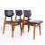 Jens Risom Mid Century Walnut Dining Chairs - Set of 3 For Sale - Image 10 of 10
