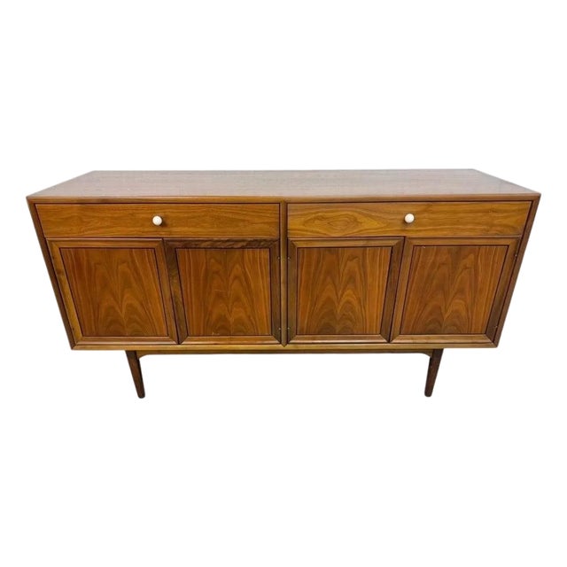 Mid-Century Modern Drexel Declaration Walnut Sideboard For Sale